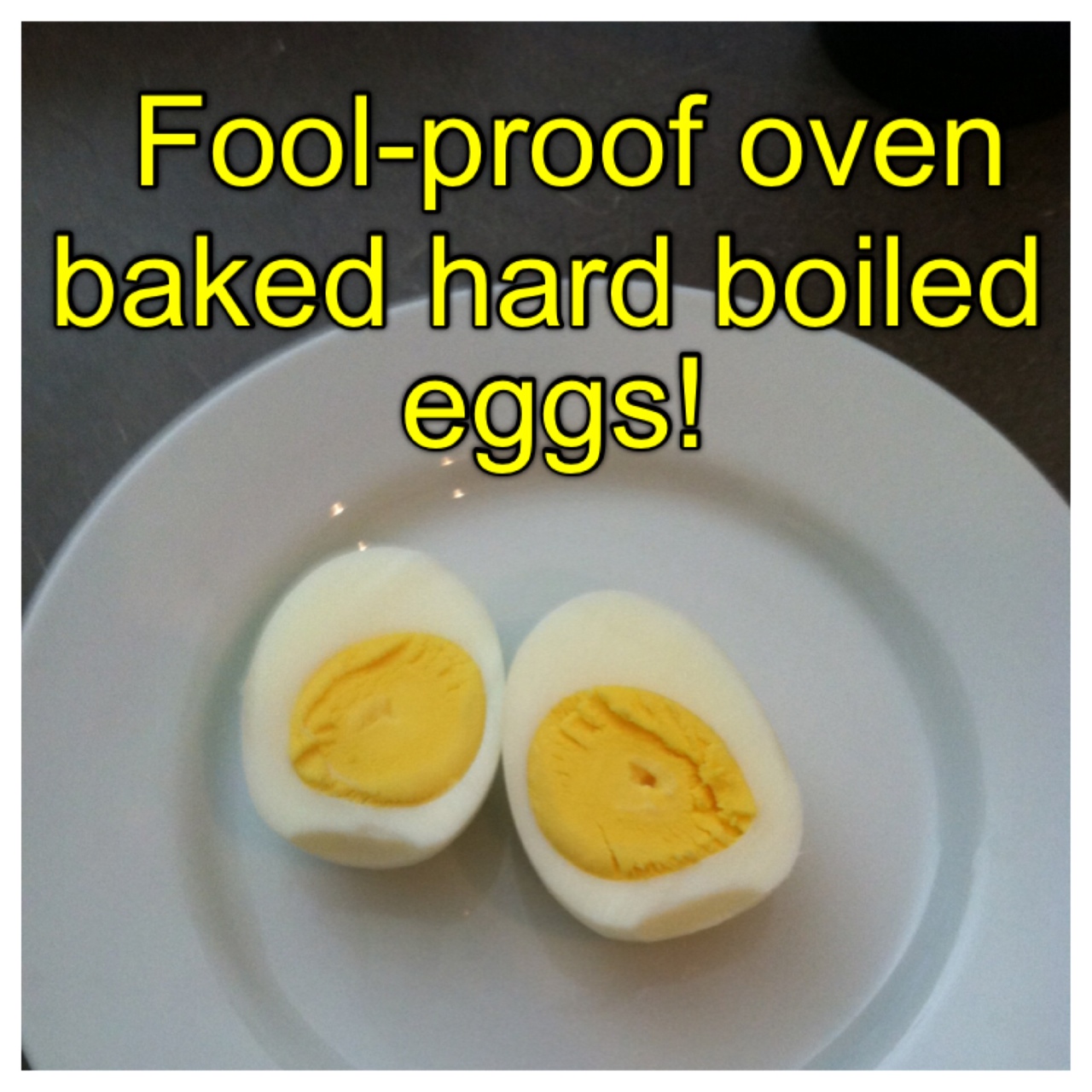 unBearablyGood The Easiest Hard Boiled Eggs... In the Oven.