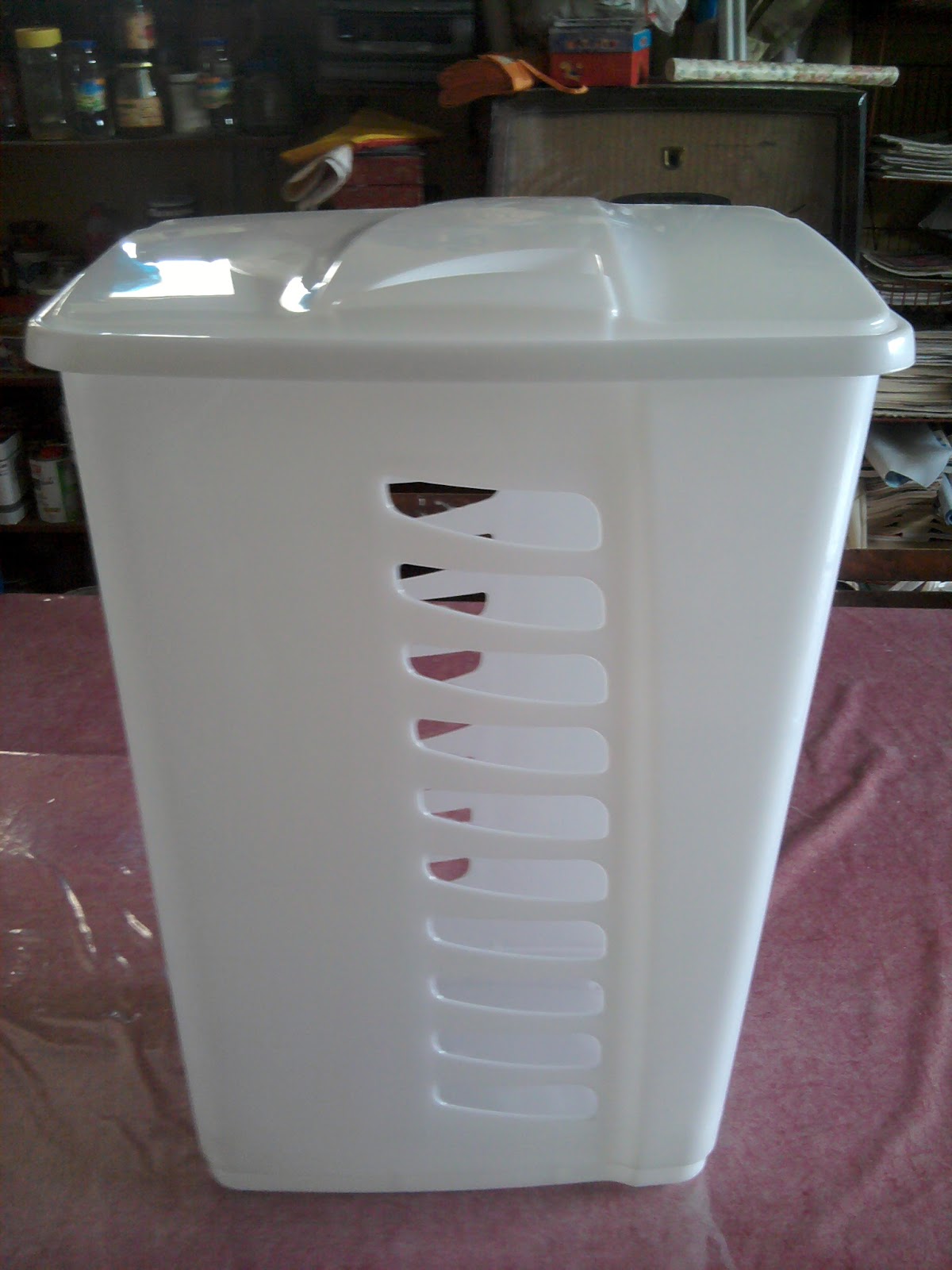 TALLER DE AURI: CESTO DE LA ROPA DECORATIVO