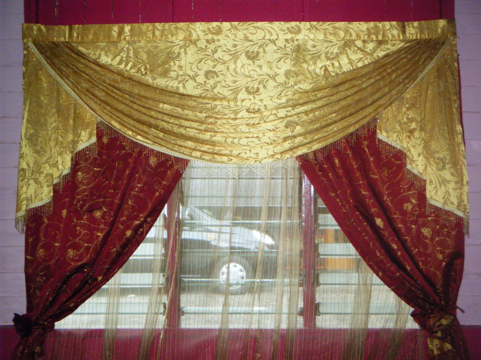 Sapphire Curtain Design SOFA DAN SINGLE SCALLOP