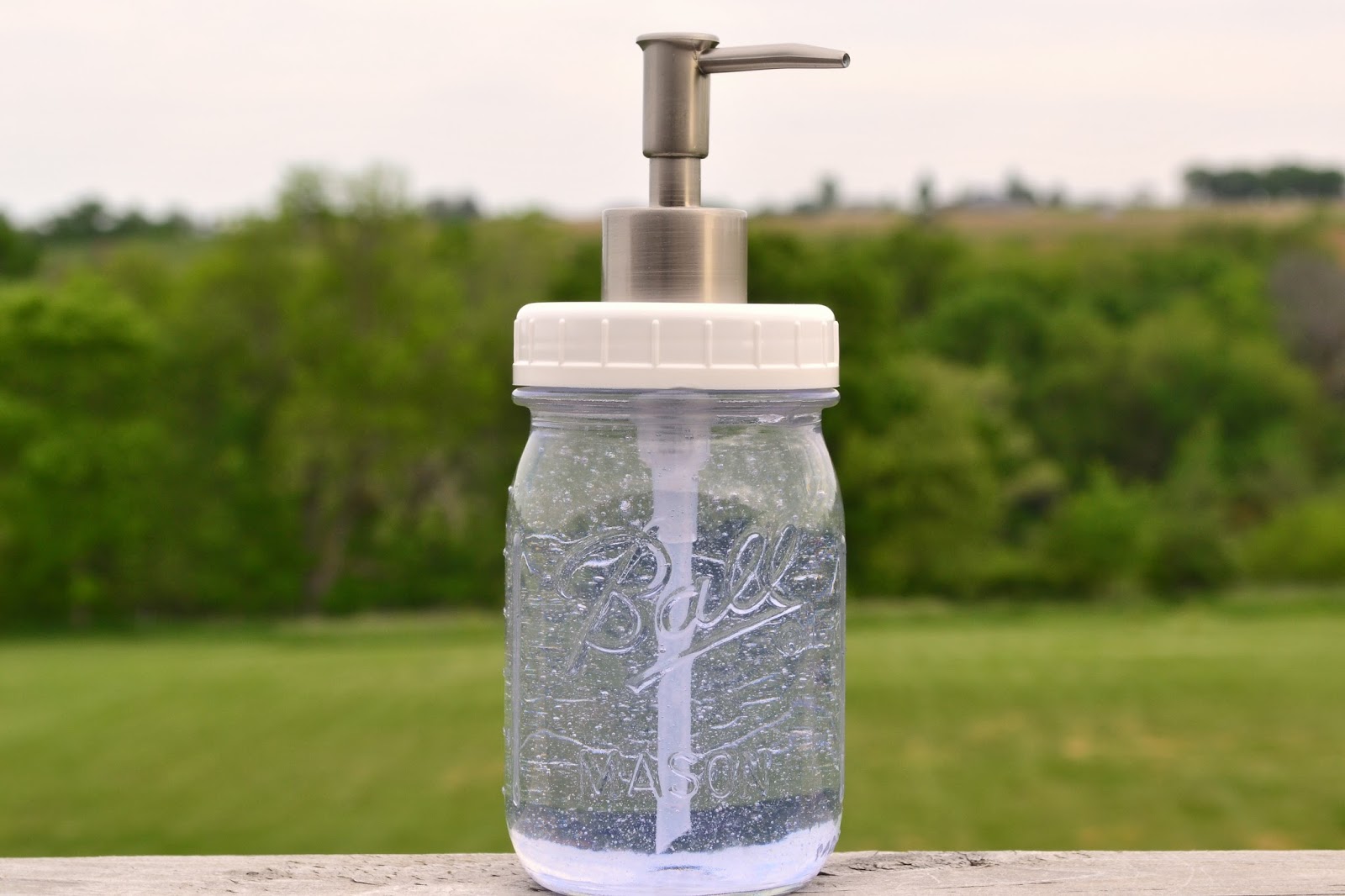 Cast Iron Stew Mason Jar Soap Dispenser