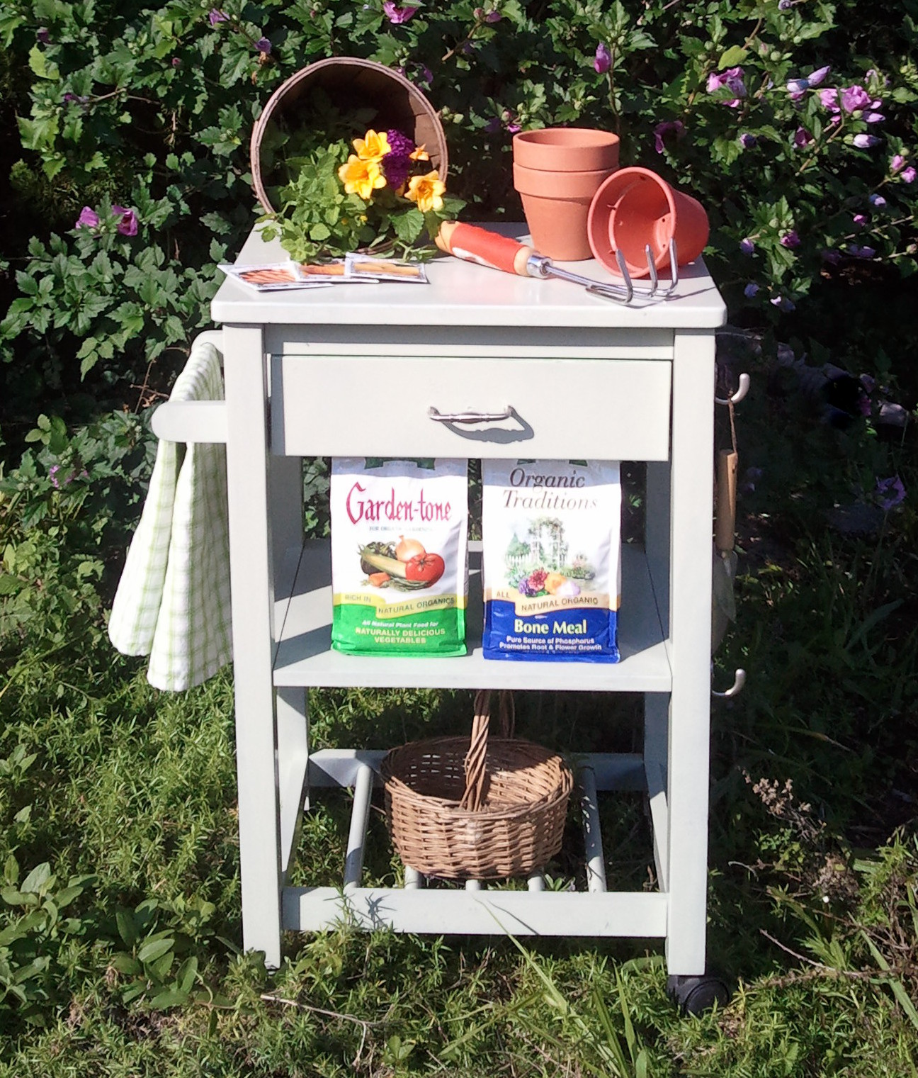 Utility Cart Makeover - Cost $0 | Fresh Eggs Daily®