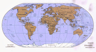 Map of World Poster