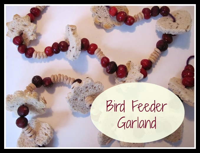 The Chocolate Muffin Tree Bird Feeder Garland