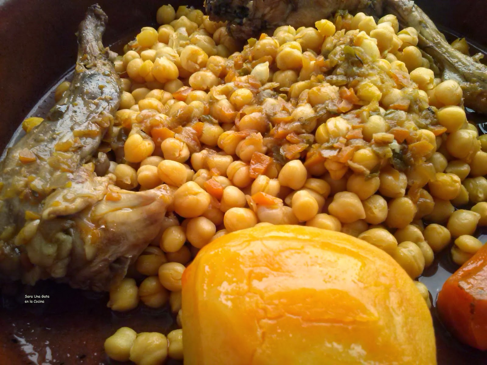 Garbanzos Con Conejo