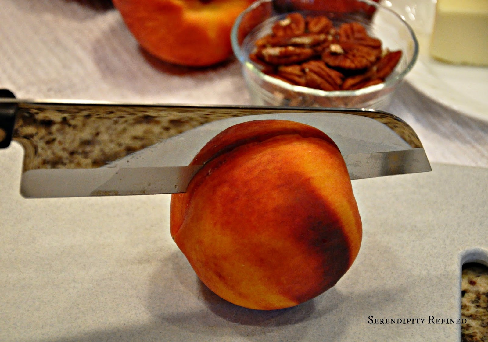 Serendipity Refined Blog Grilled Summer Peaches With Toasted Pecans
