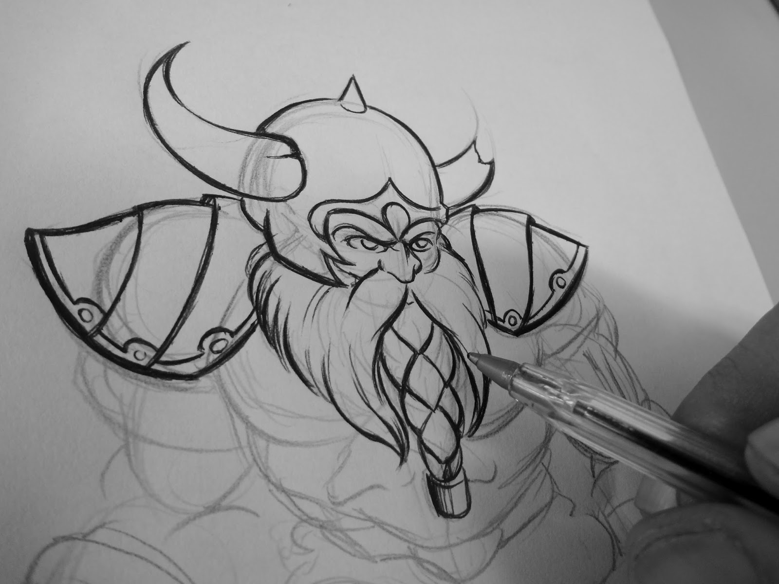 Arte Local Tattoo: DESENHOS PARA TATUAGEM ,FAÇA O SEU-guerreiro anão