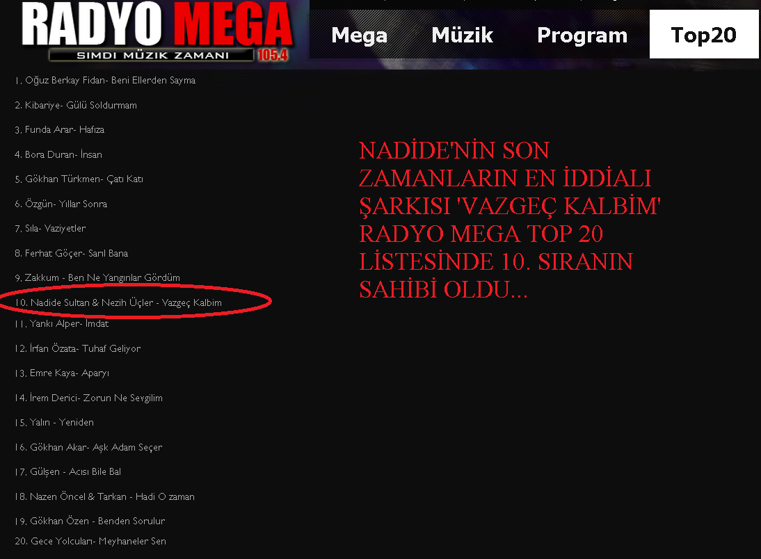 Nadide Sultan Fan Club Nisan 2014