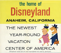Brochure For Disneyland Anaheim