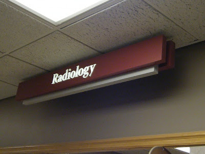 Radiology Department Signage