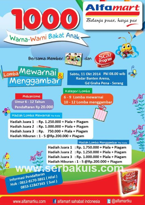 Lomba Menggambar & Mewarnai 1000 Warna-warni Bakat Anak