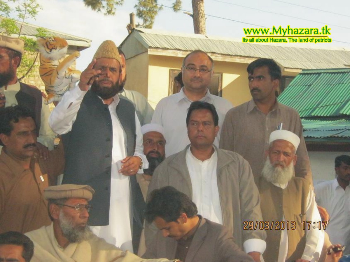 Ex-Nazim and current leader of PML (N) Sardar Yousuf, Captain Safdar