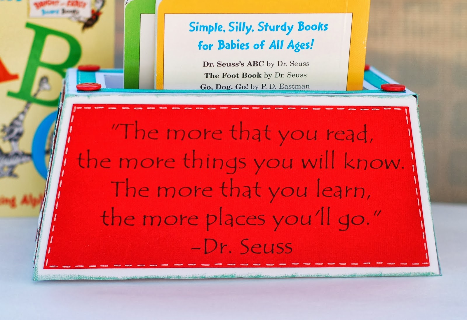 Paper Creations by Kristin Dr. Seuss Book Holder