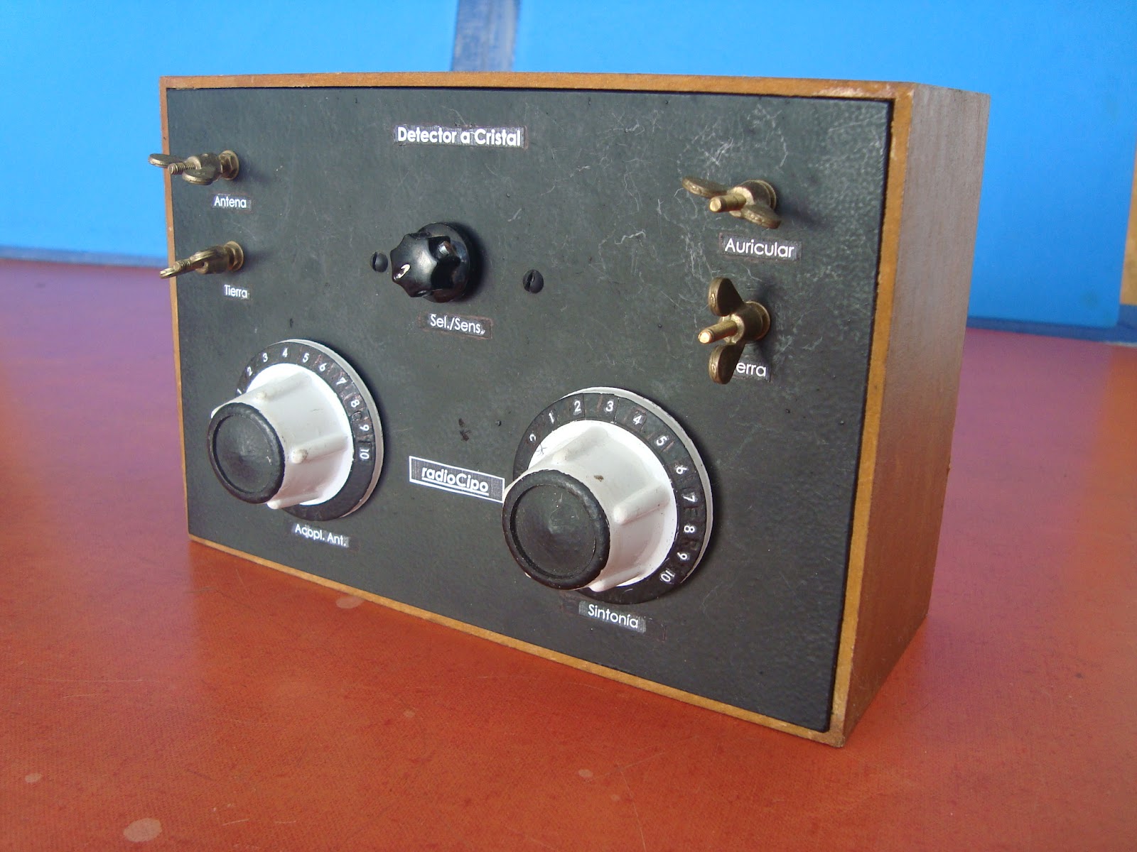 radiocipo Detector a Cristal con Ferrite