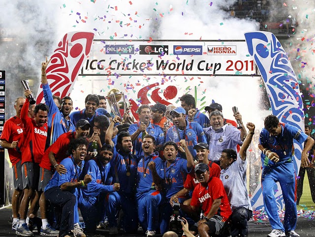 the 2011 Cricket World Cup World Cup 2011 Cricket Trophy. the 2011 Cricket World Cup