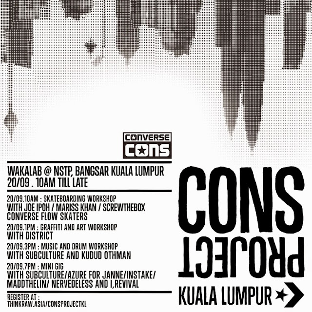 Converse CONS Project KL Malaysia 2014 flyer