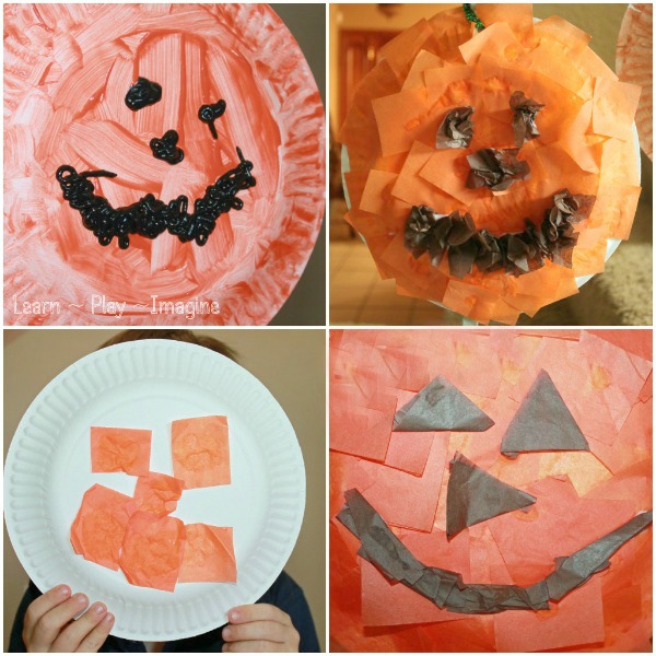 Paper Plate Pumpkin Craft for Kids - That Kids' Craft Site