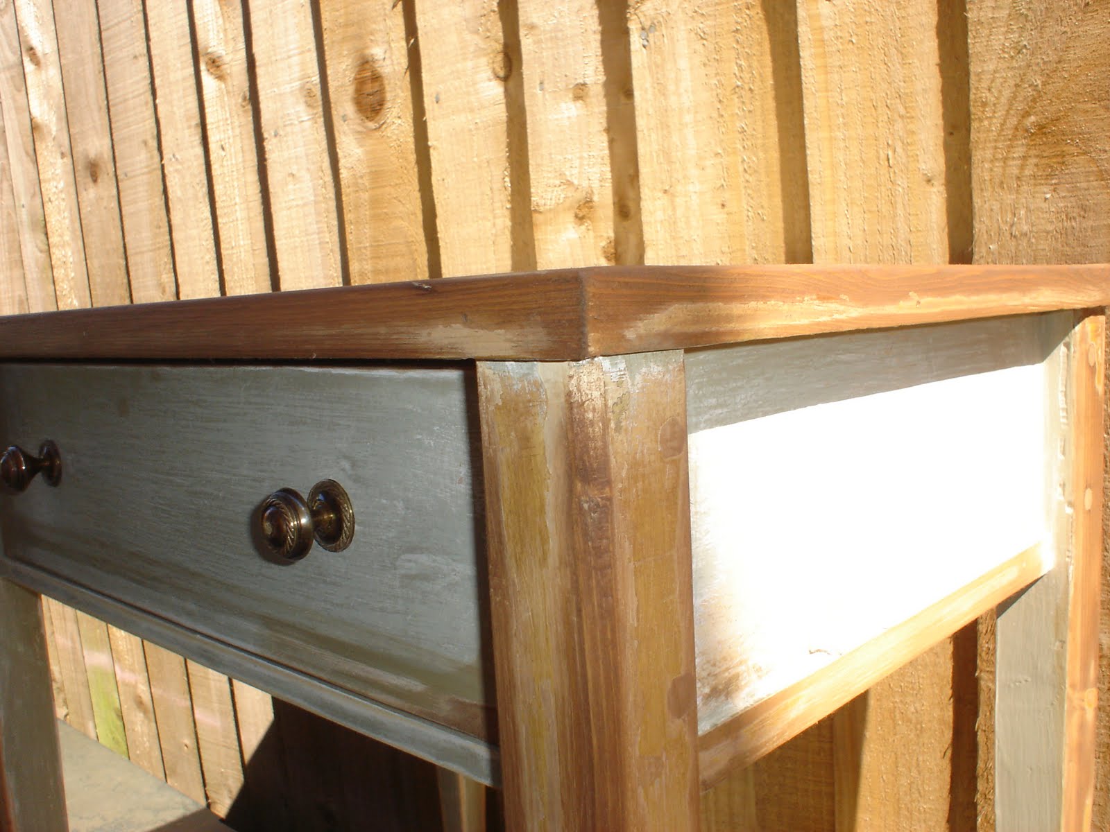 Smithy's Painted Furniture "card" table......