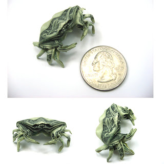origami o  papiroflexia con dólares
