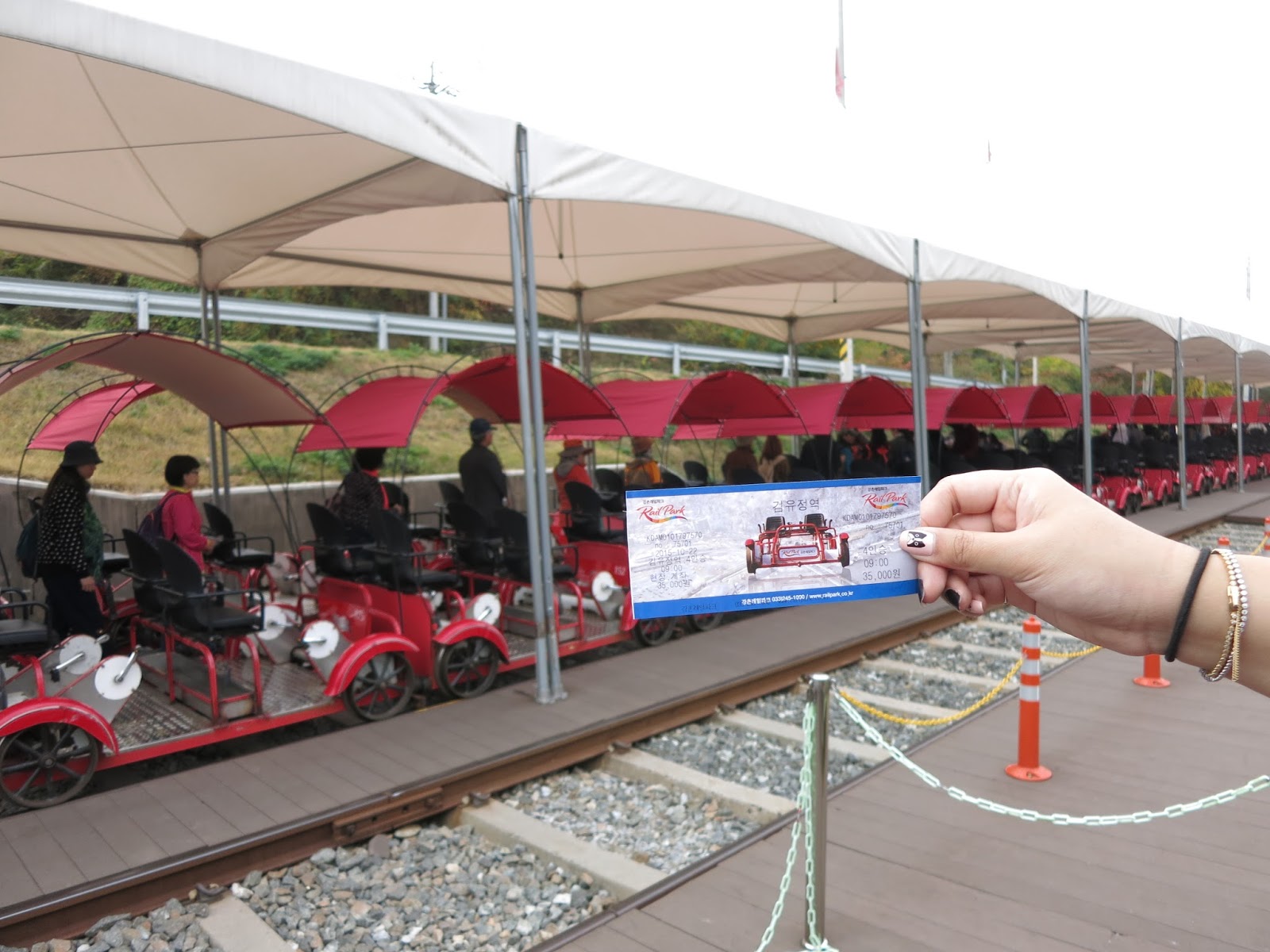Day 2 Rail Bike Gimyujeong, South Korea chichicho