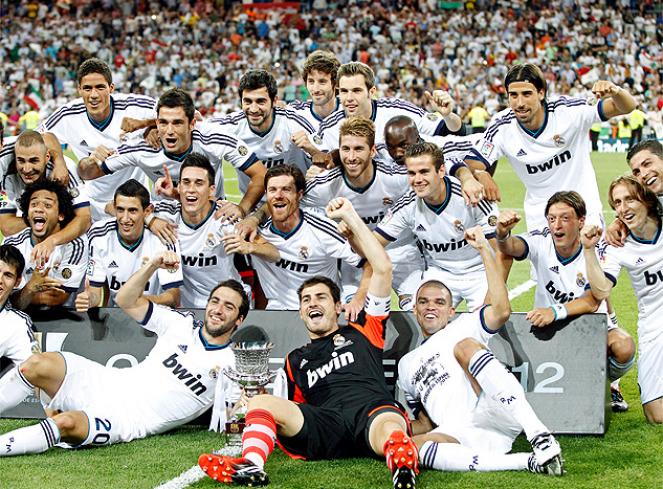 IDOLOS DE PR DEL R.MADRID SUPERCOPA DE ESPAÑA 201213 CAMPEON REAL