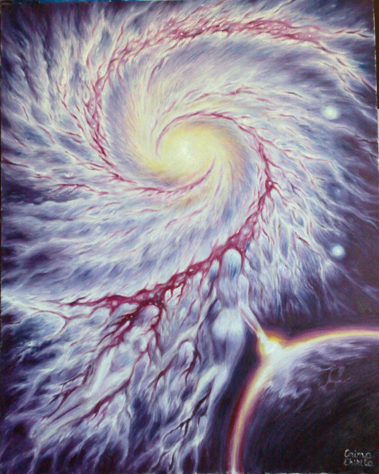Picturile mele Galaxia+iubirii+pictura+ulei+pe+panza+-+The+galaxy+of+love+oil+on+canvas+painting