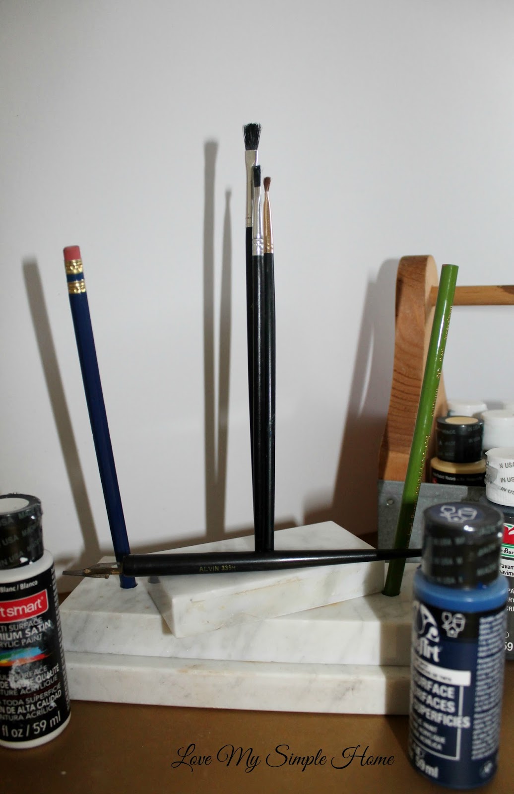 Repurpose Trophies Into Marble Pen Holders Love My Simple Home