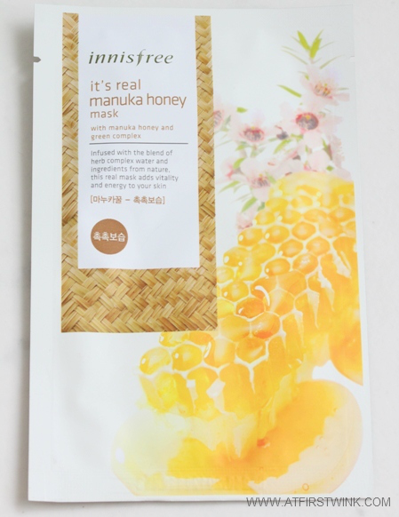 Innisfree It's real manuka honey mask review