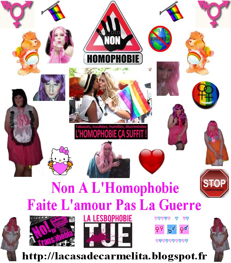 La Casa De Carmelita Non A l�Homophobie Stop A La Haine