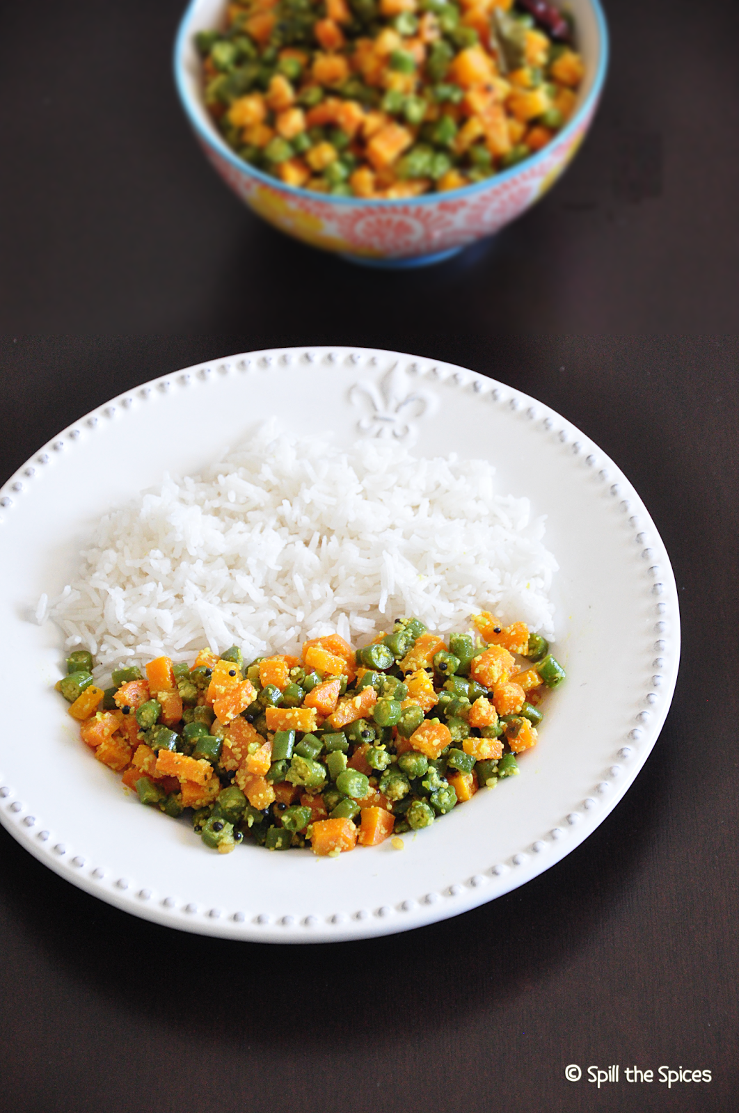 Carrot Beans Thoran Beans Carrot Stir Fry Spill the Spices