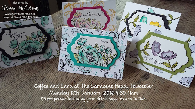 Card making classes Towcester January 2016