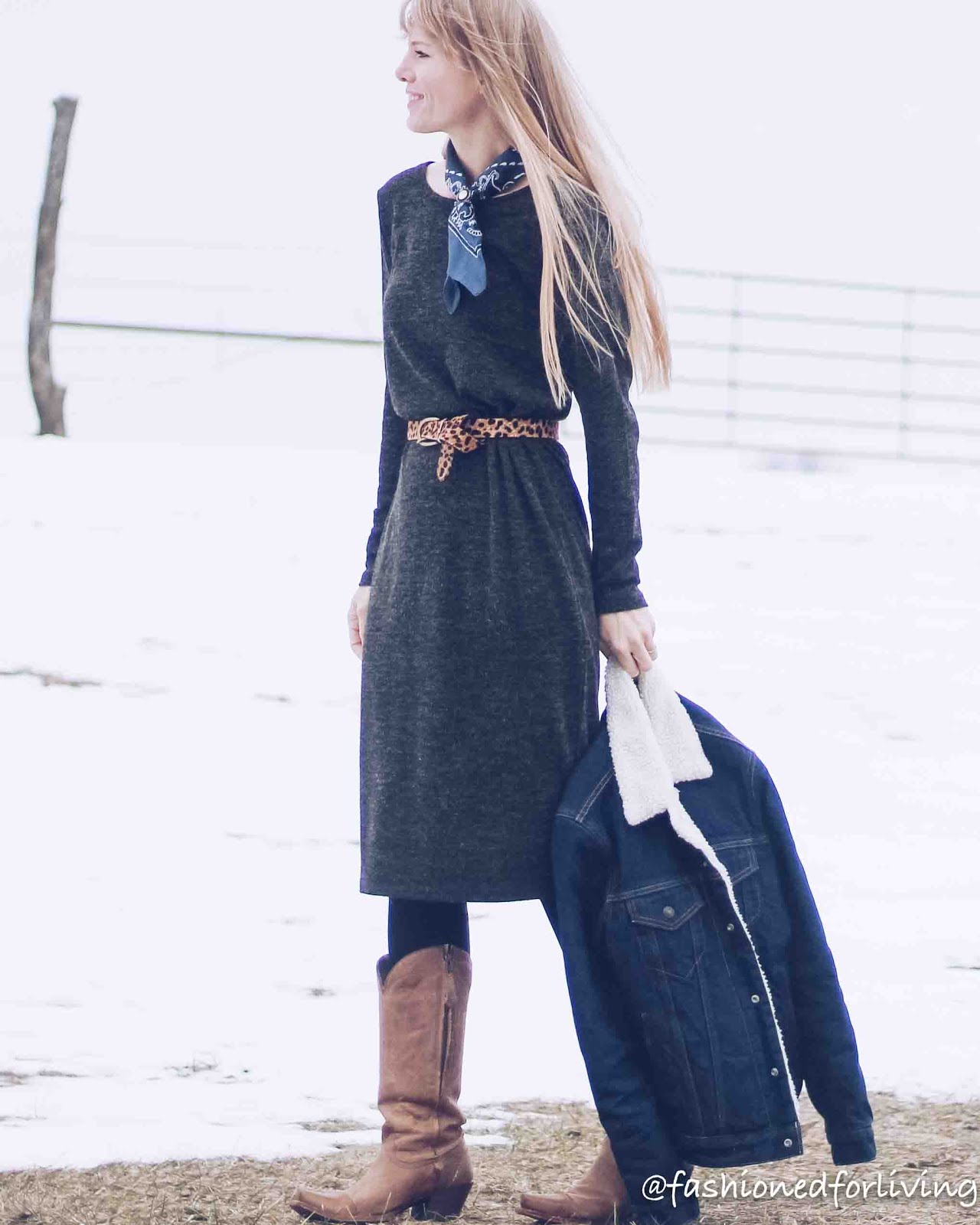 cowboy chic dress