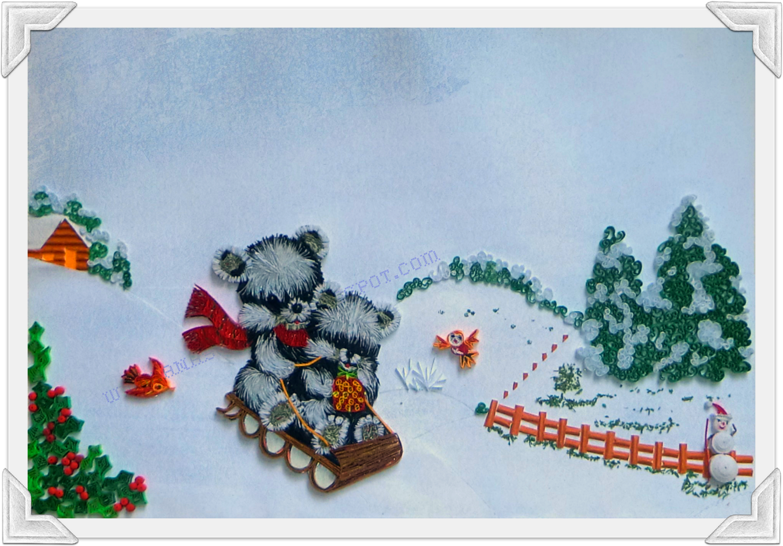 Anastasia (Annie) Wahalatantiri WINTER WONDER (Quilled)