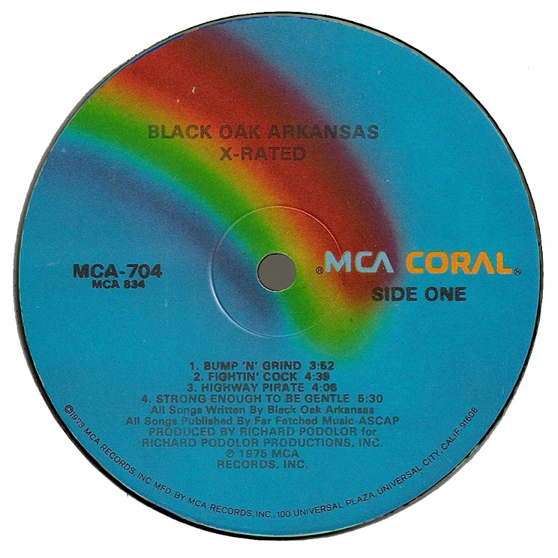 Rockasteria Black Oak Arkansas XRated (1975 us, hard southern