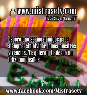 Frases de cumpleaños para dedic Frases de cumpleaños para dedic