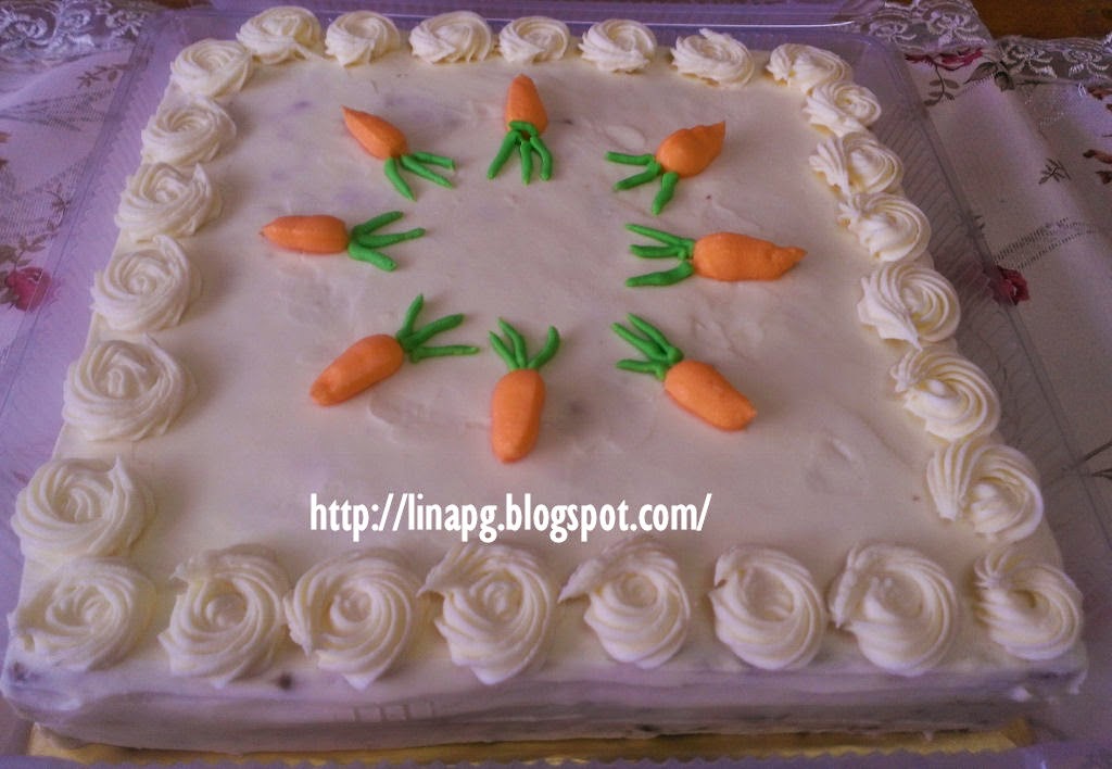 Tempahan Kek Karot,Kek Buah Kukus, Kek Karamel Coklat Moist Dan Kek