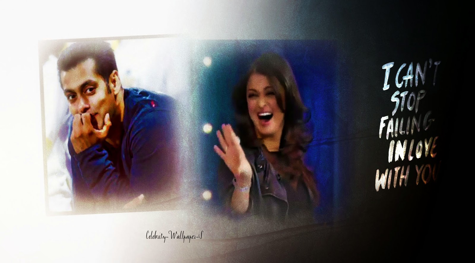 Salman Khan Aishwarya Rai Wallpaper HD I can't stop falling in love