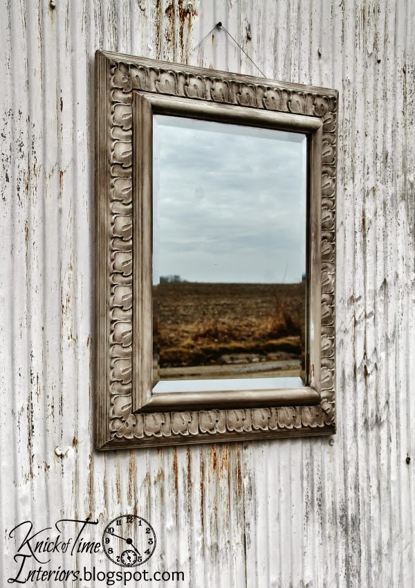 Old-World-Faux-Paint-Finish-on-Modern-Mirror