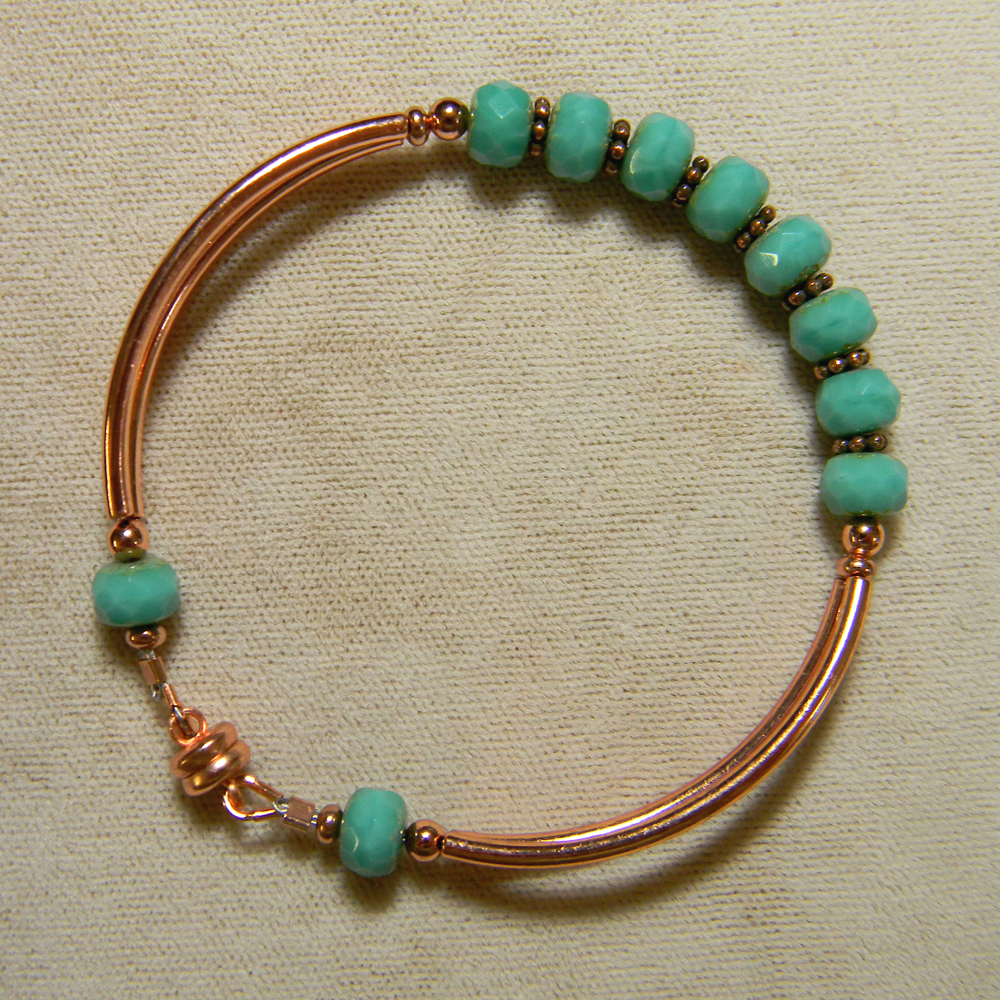 Anita's Bead Blog Carol's Tube Bracelet