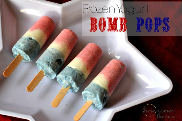 Here Comes the Sun: Frozen Yogurt Bomb Pops