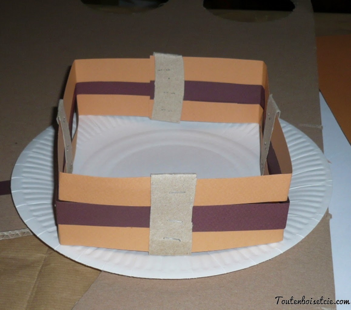 atelier de Pâques, activité créative, réalisation du nid