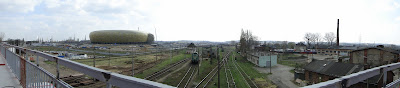 Panorama okolic stadionu Baltic Arena
