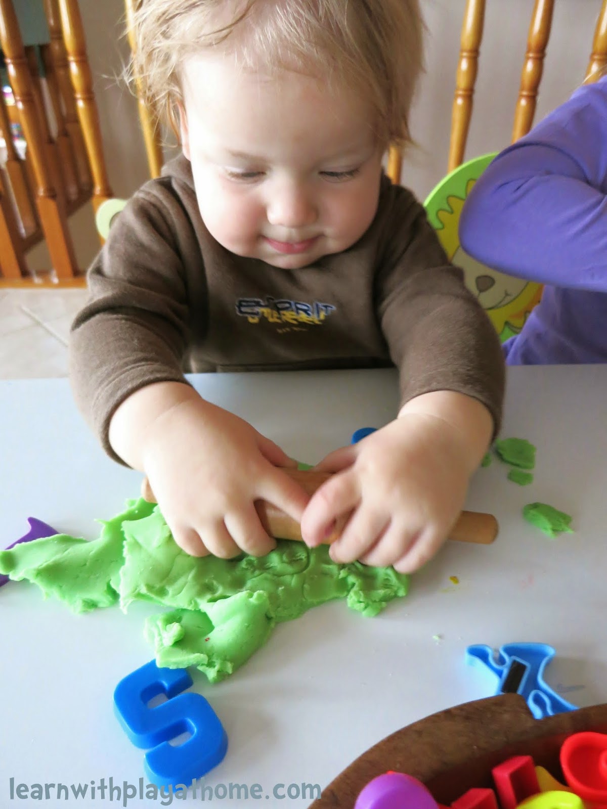 Learn with Play at Home Invitation to Play and Learn with Playdough