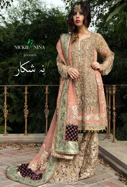 lehenga frock design