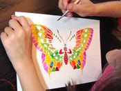 Ζωγραφίζοντας πεταλούδες