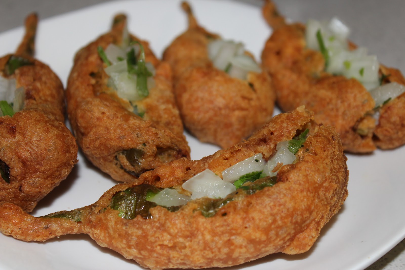 Chilli Bajji Recipe Pallavi's Kitchen Diaries