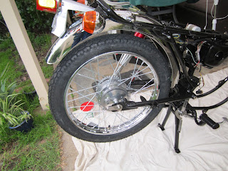 Rear wheel Yamaha LS3