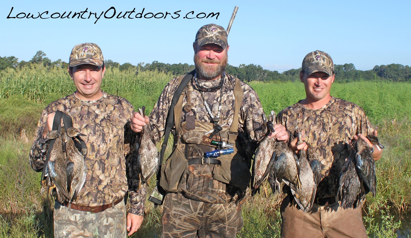 Lowcountry outdoors Early Season Teal hunt at C.E. Farms / Video
