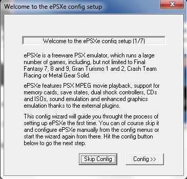 Emulador Epsxe V1.7.0