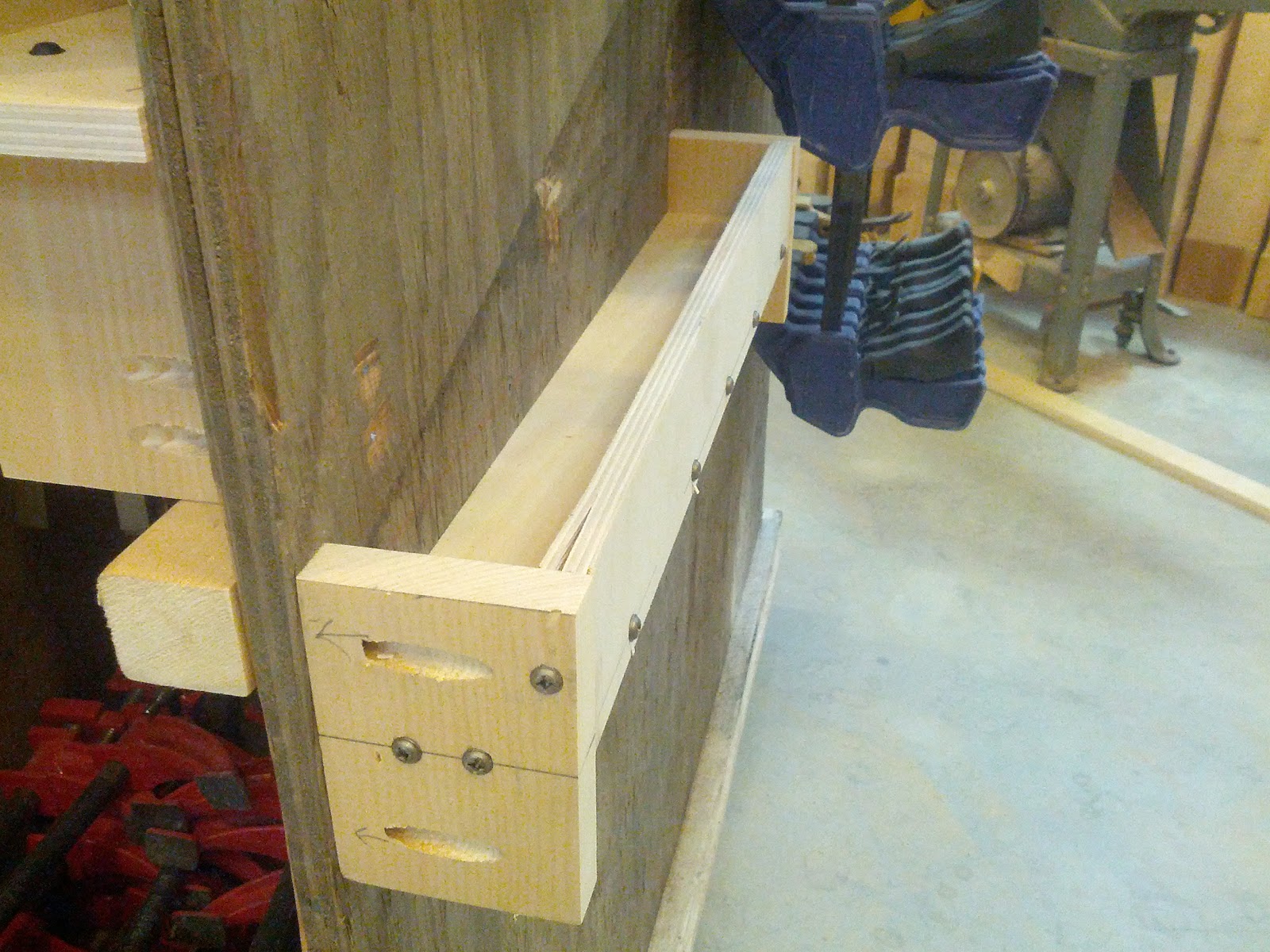 build clamp rack wood