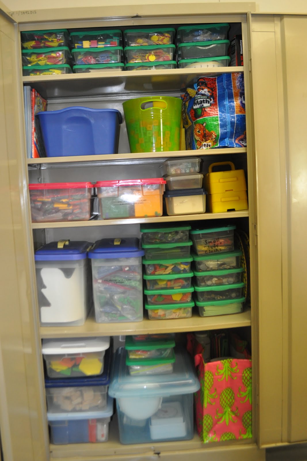 Barrow's Hodgepodge Math Storage ClutterFree Classroom